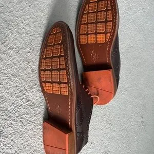 Cole Haan | Shoes | Cole Haan Brown Oxfords With Orange  display picture 3